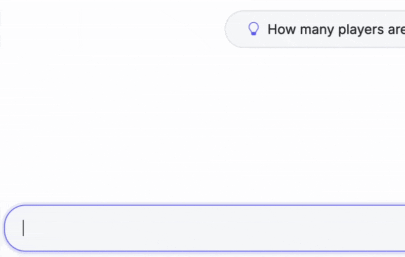 Data chatbot interface showing a user asking questions and receiving instant answers from their data warehouse
